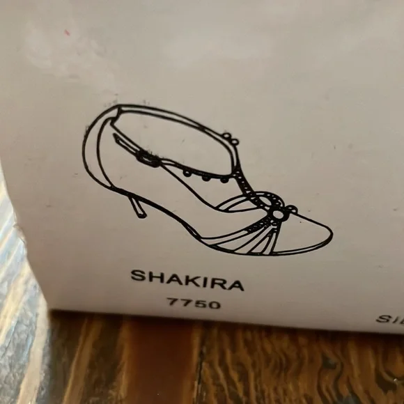 Special Occasions By Saugus Shoe Rhinestone Strappy Shakira Heels - Picture 11 of 12